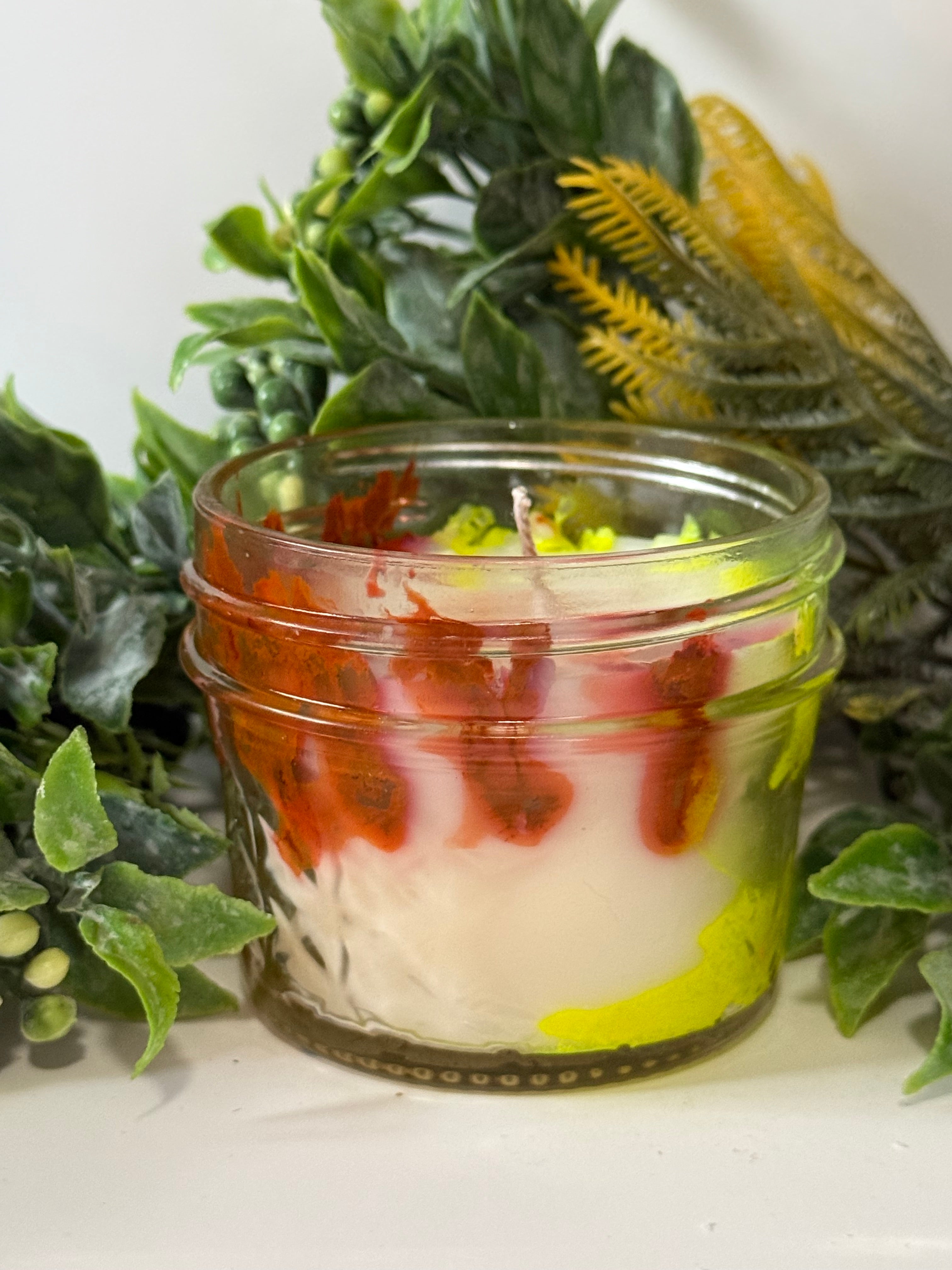 Yellow & Orange Joy Candle | Creativity & Emotional Balance R