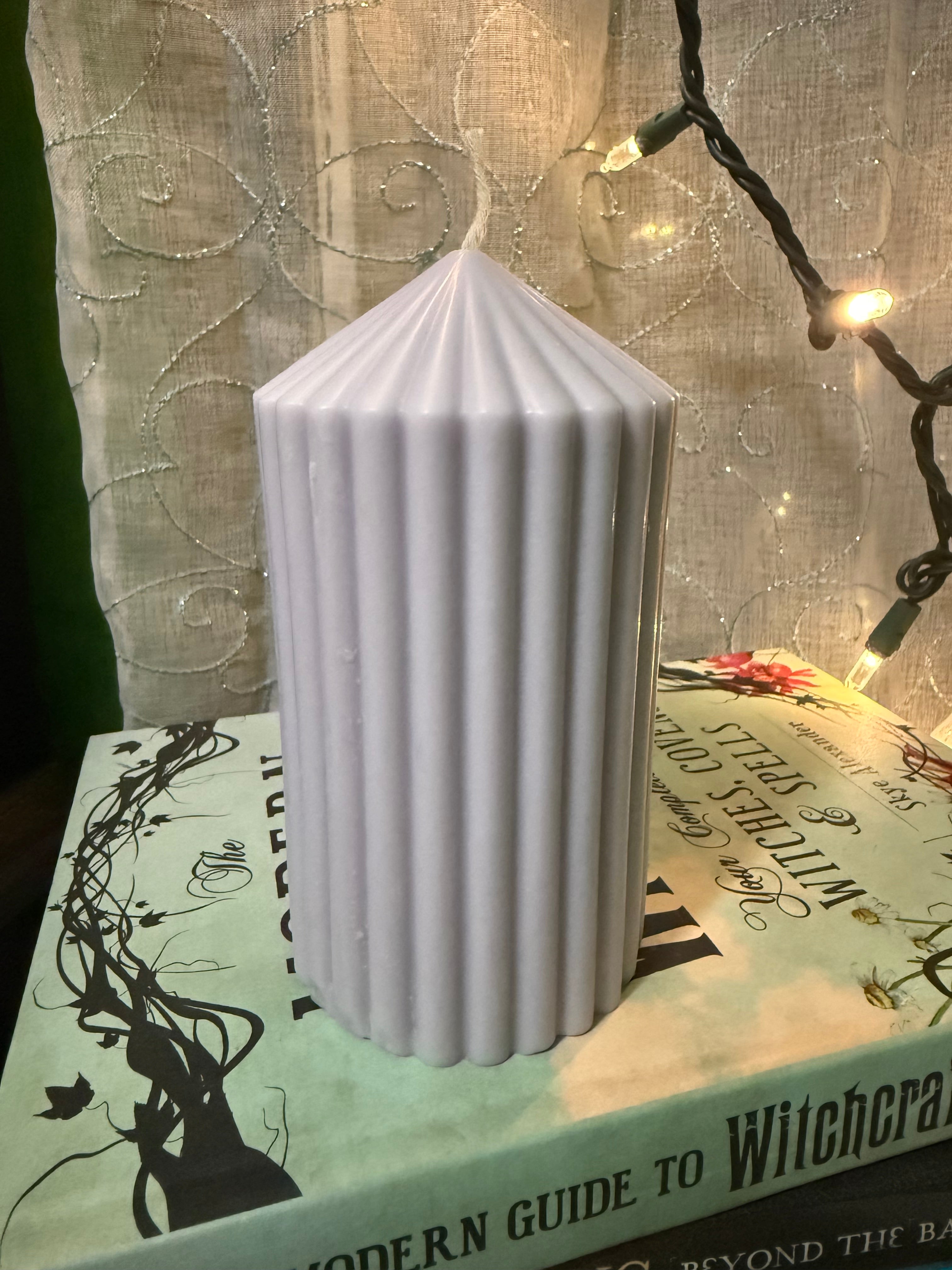 gothic skull candle