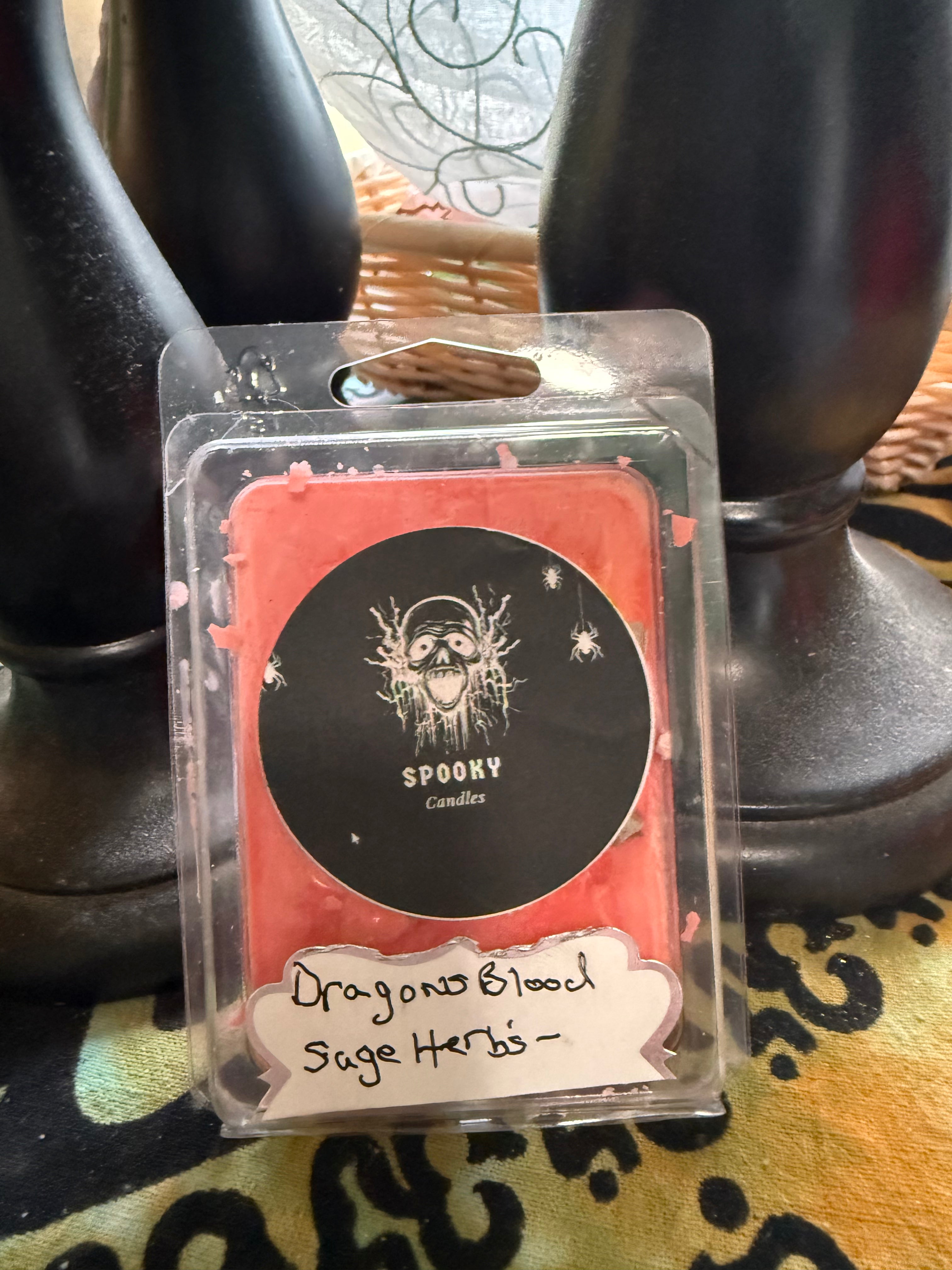 Dragon Blood Melts"White Protection Wax Melt Bag | Herbs & Crystals"
