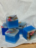 Blue & White Soy Wax Cube Melts