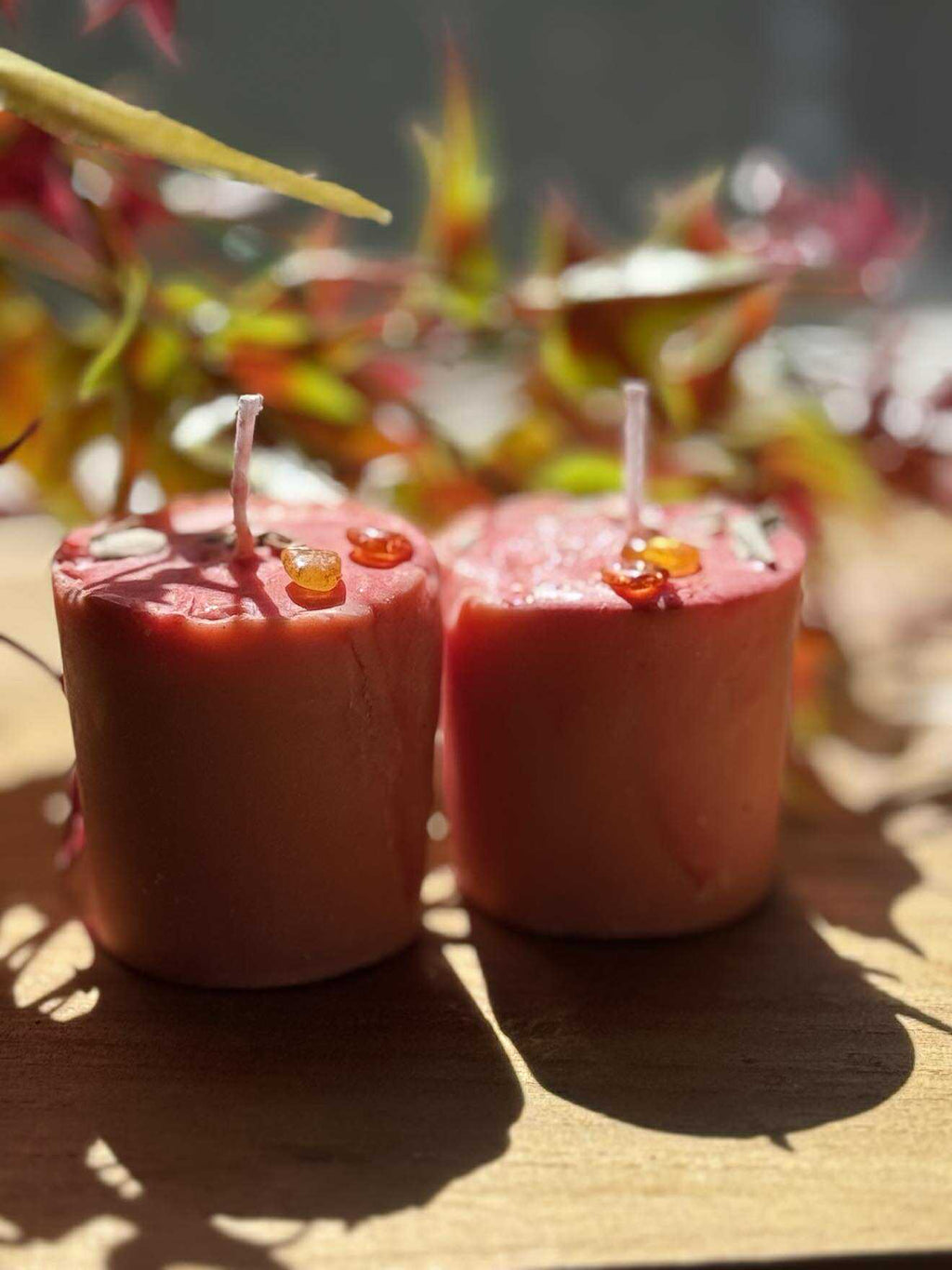 Dragon's Blood Candle - Protection & Strength Ritual Candle with Resin